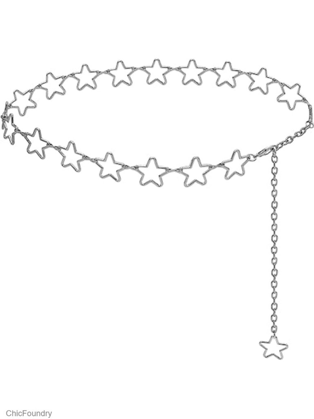 Women's Tassel Waist Chain Belt for Dress Alloy Metal Body Chain